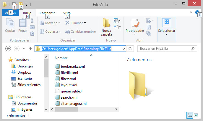 Filezilla-en-Windows8