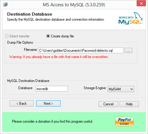 Access-a-Mysql-II