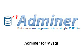 Adminer-MySQL