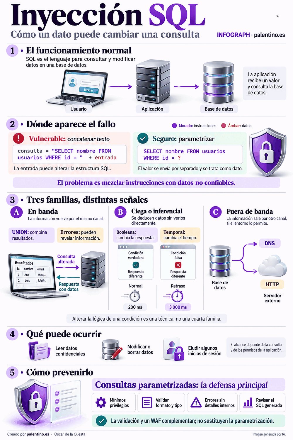 🔐 Inyección SQL: cuando un dato cambia una consulta